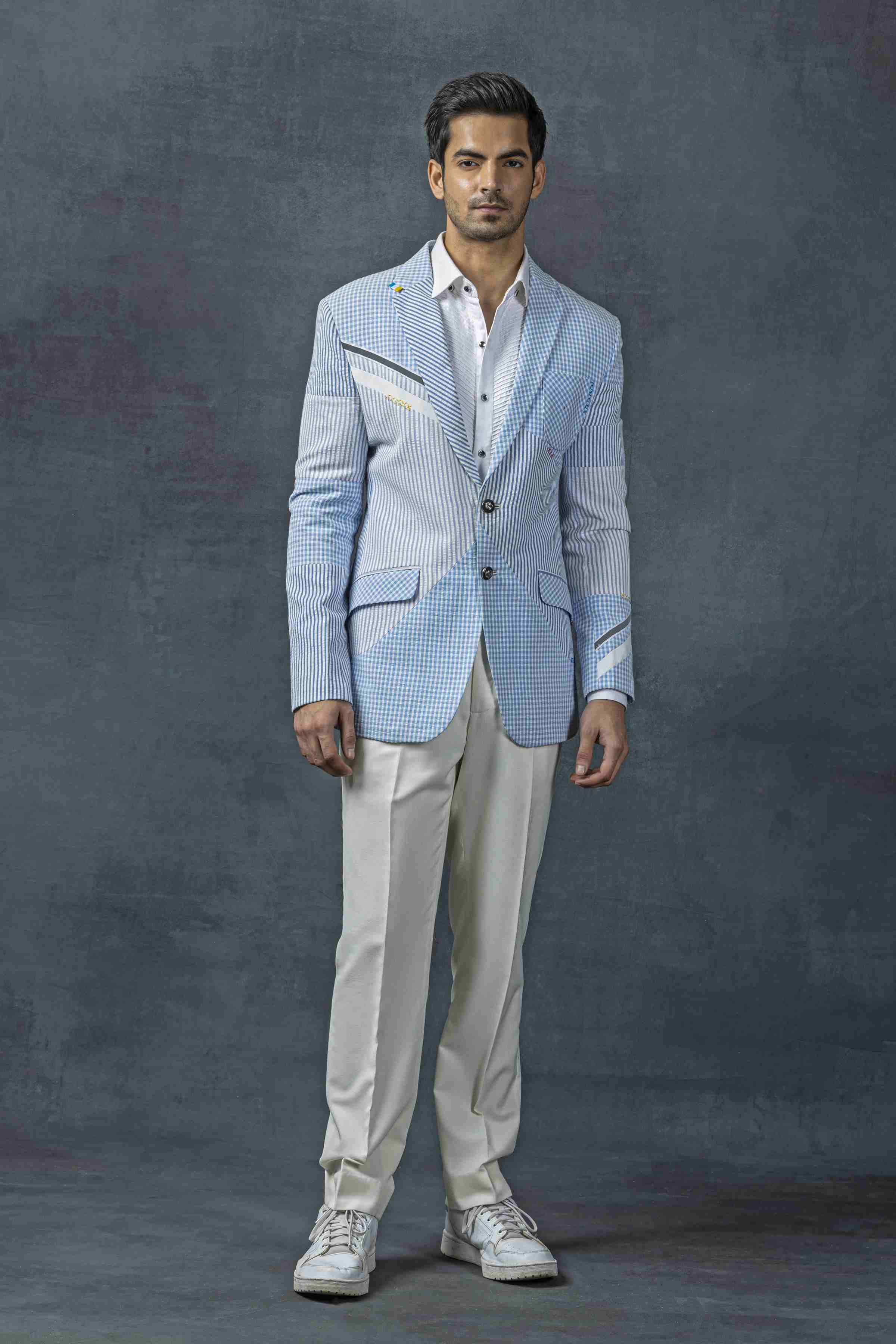 Blue Check Blazer