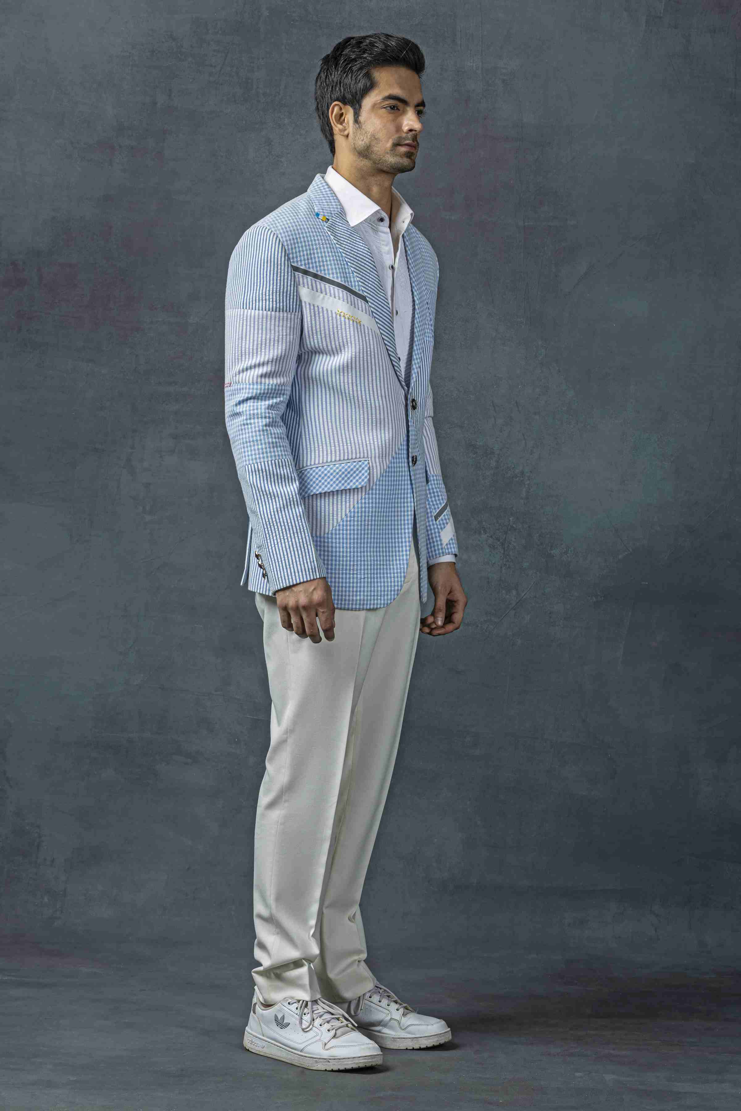 Blue Check Blazer