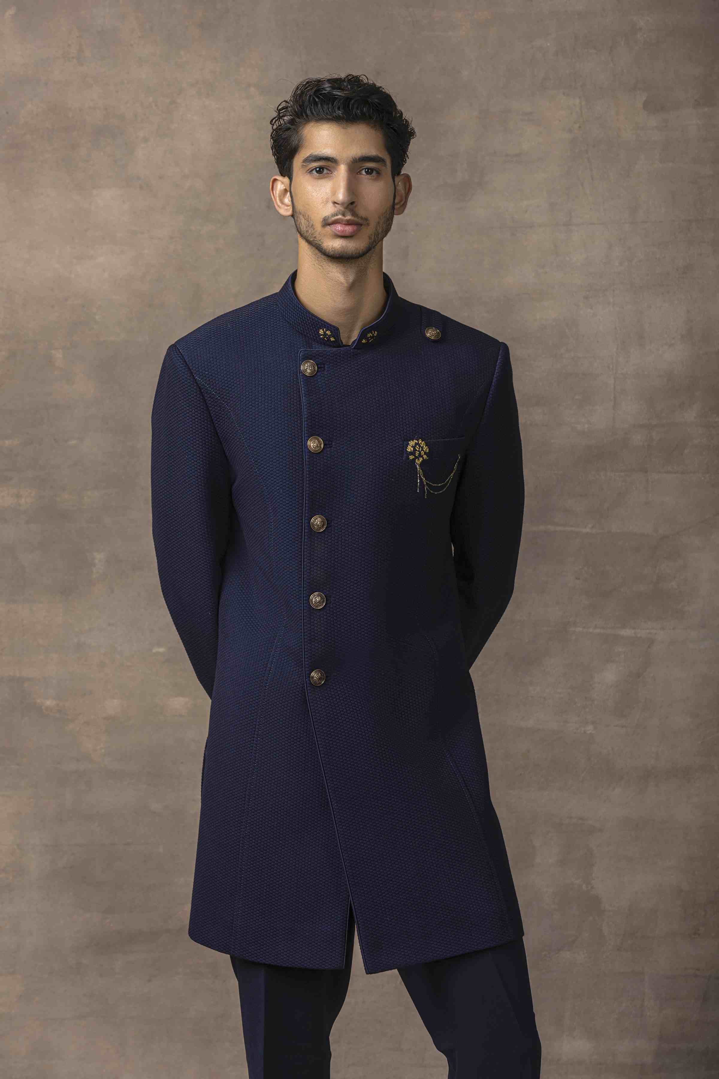 Navy Indo-Western Set