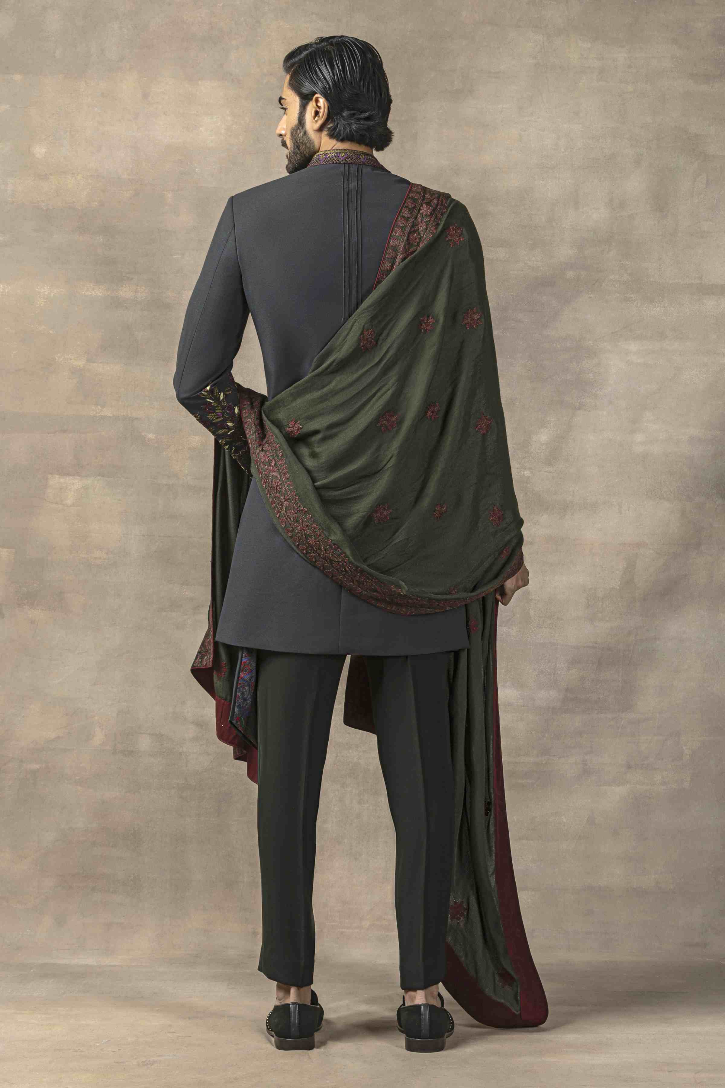 Olive Indo-Western Set