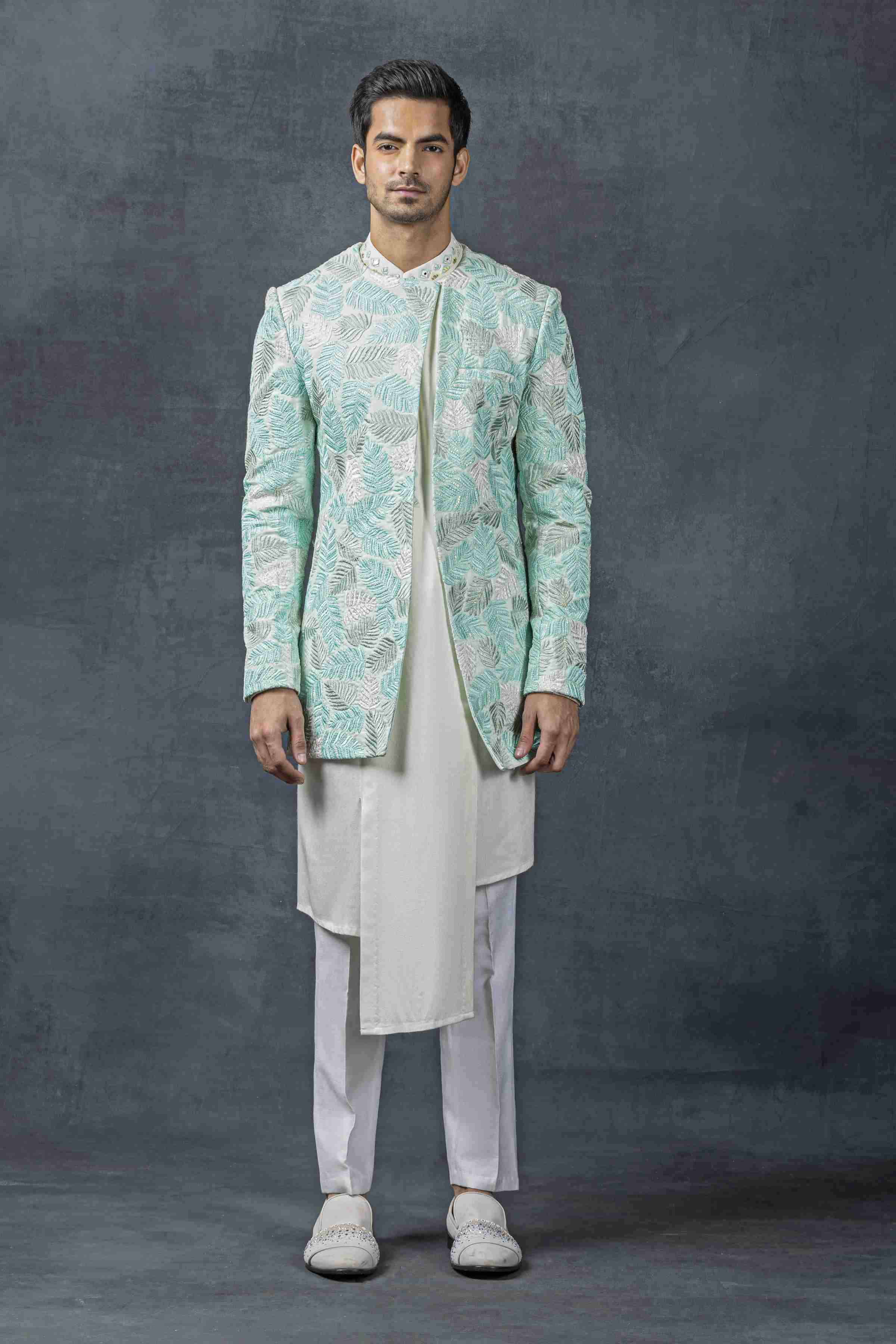 Aqua Open Bandhgala Set