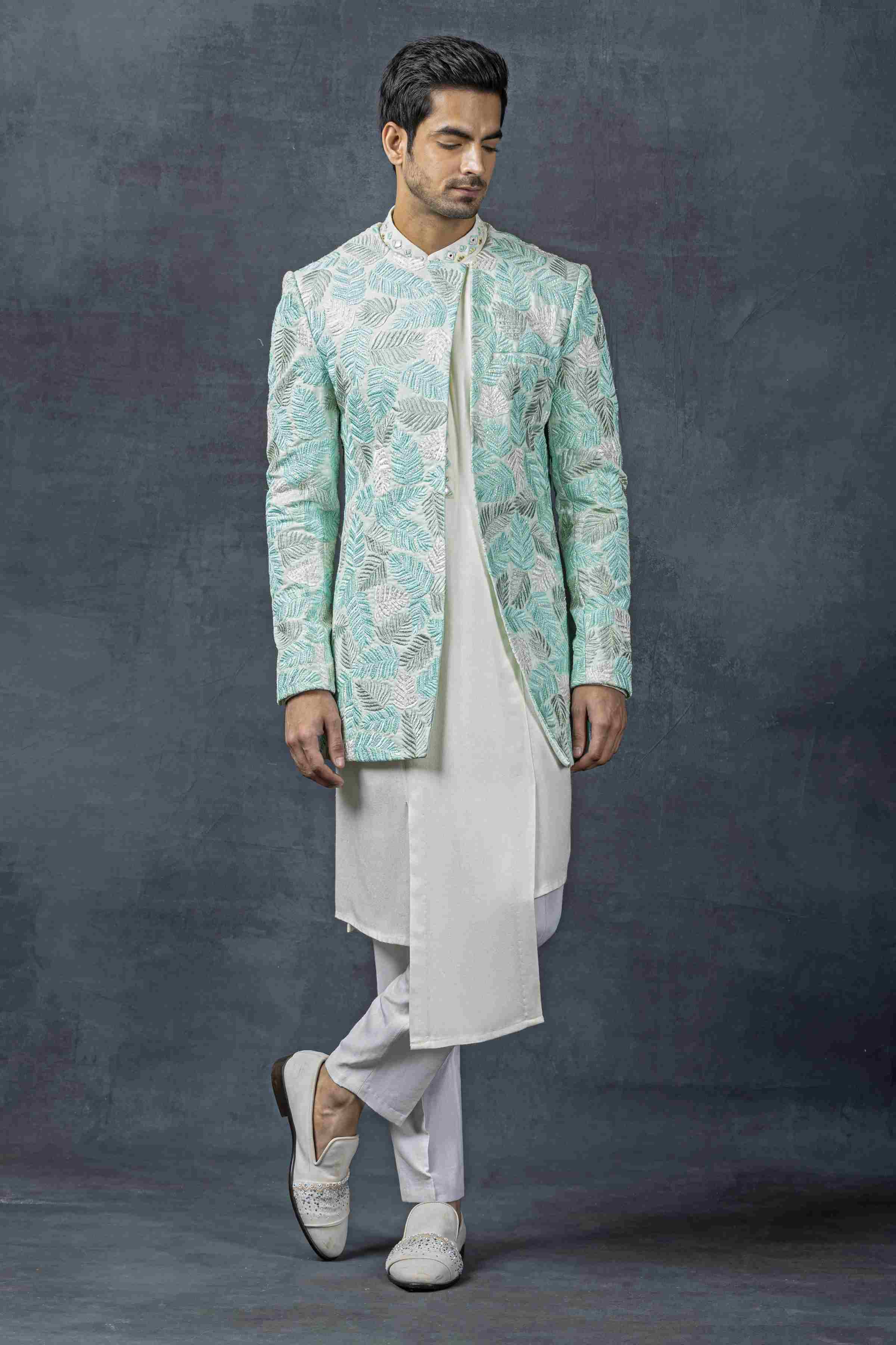 Aqua Open Bandhgala Set