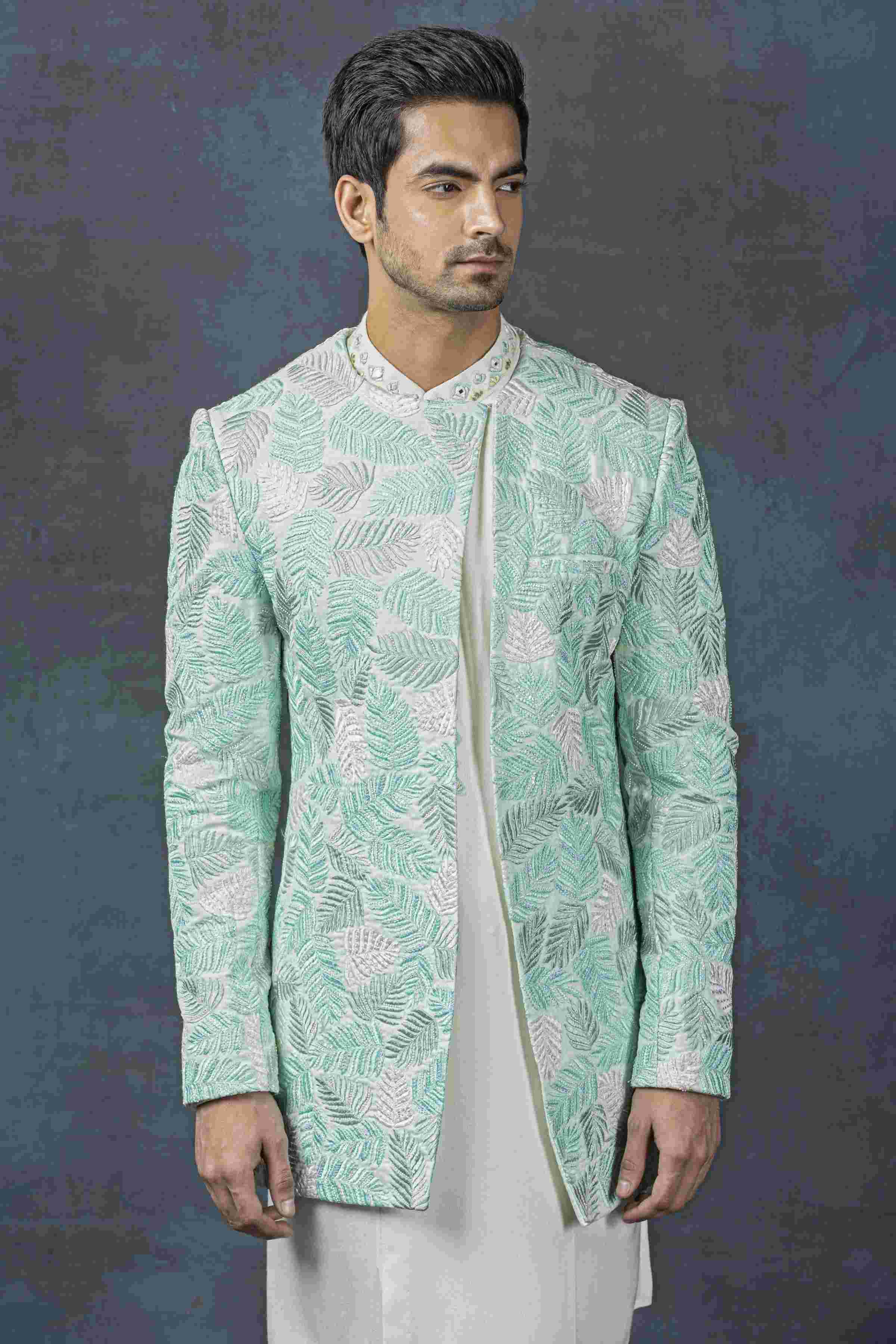 Aqua Open Bandhgala Set