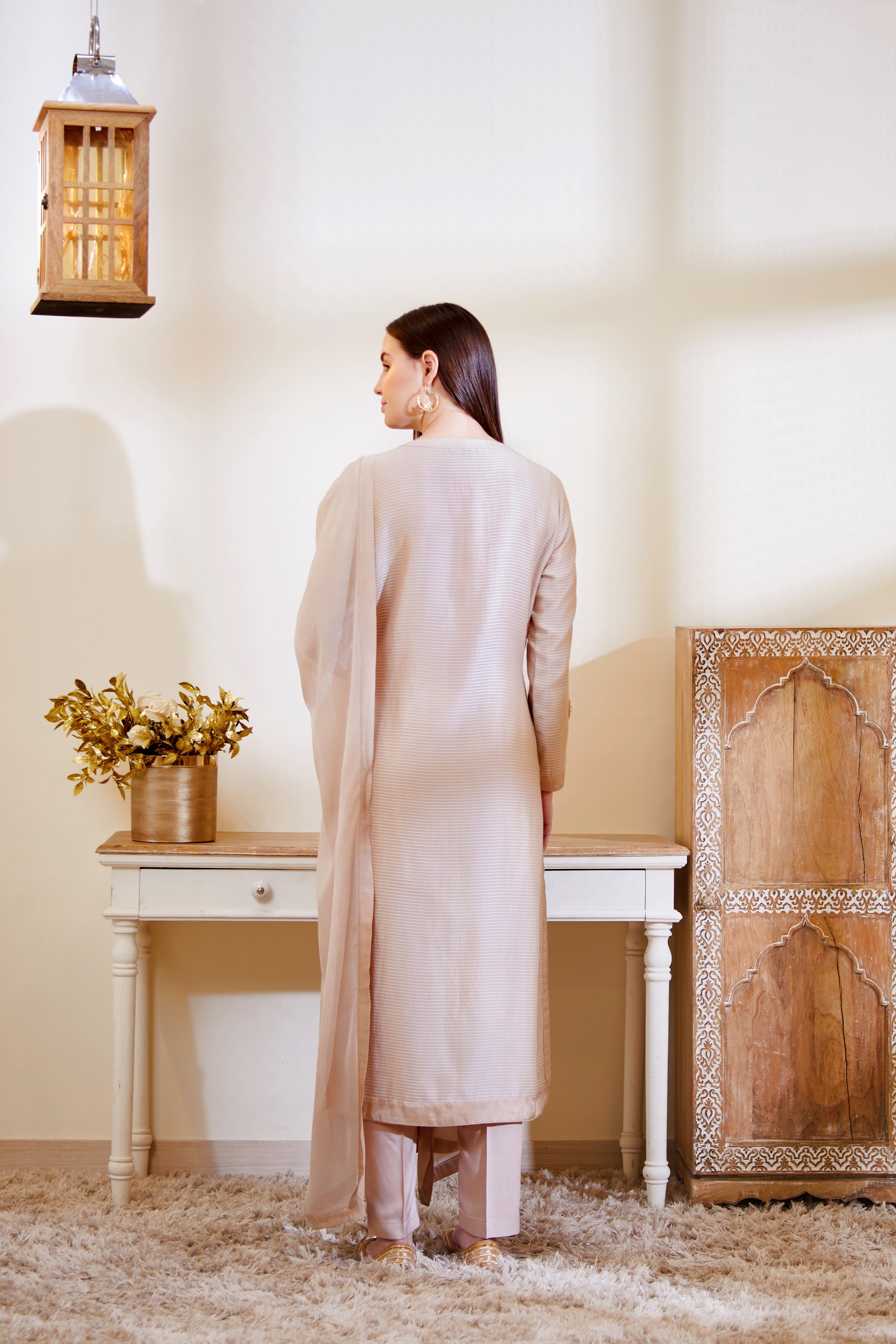 Neutral Kurta Set