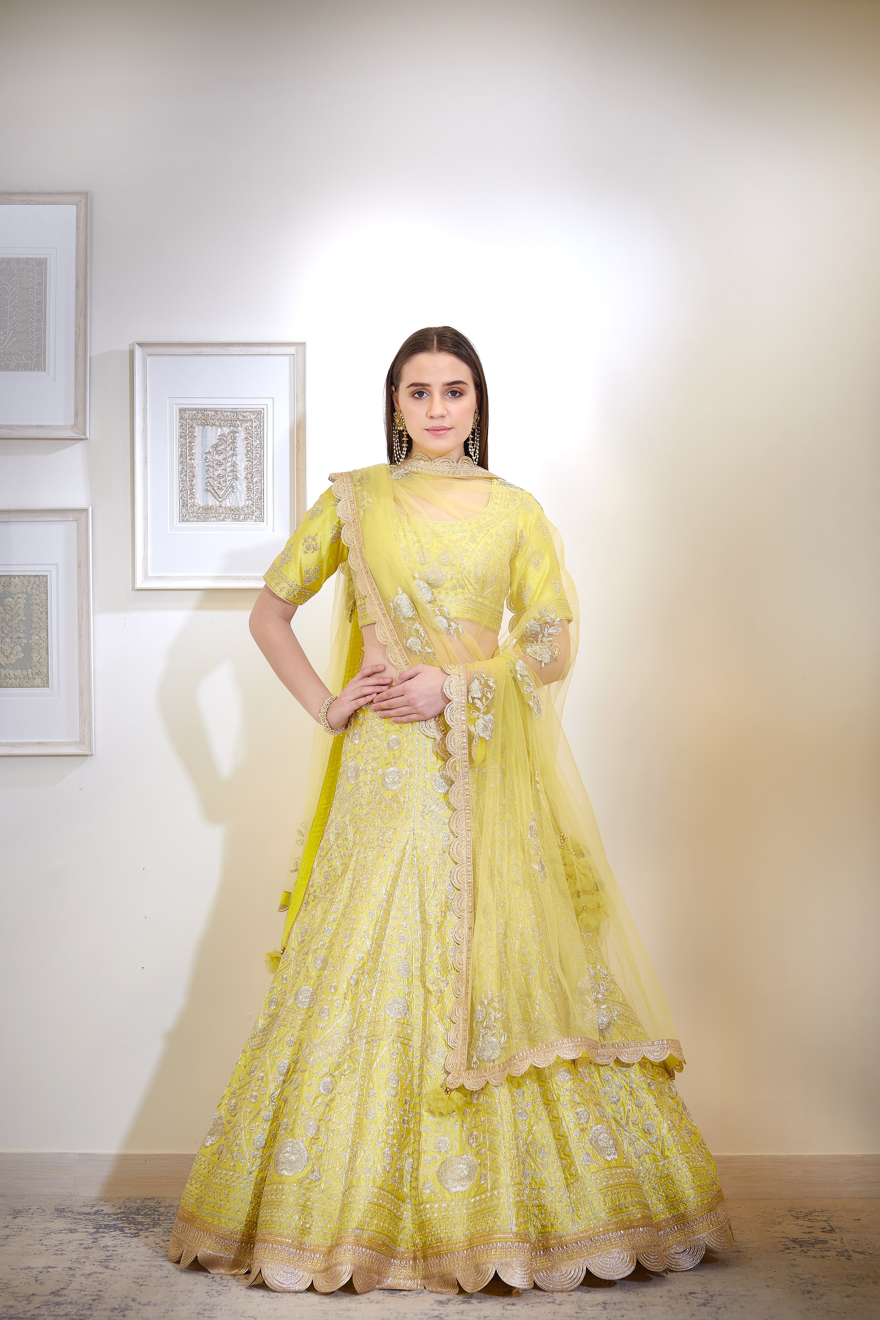 Yellow Lehenga Set