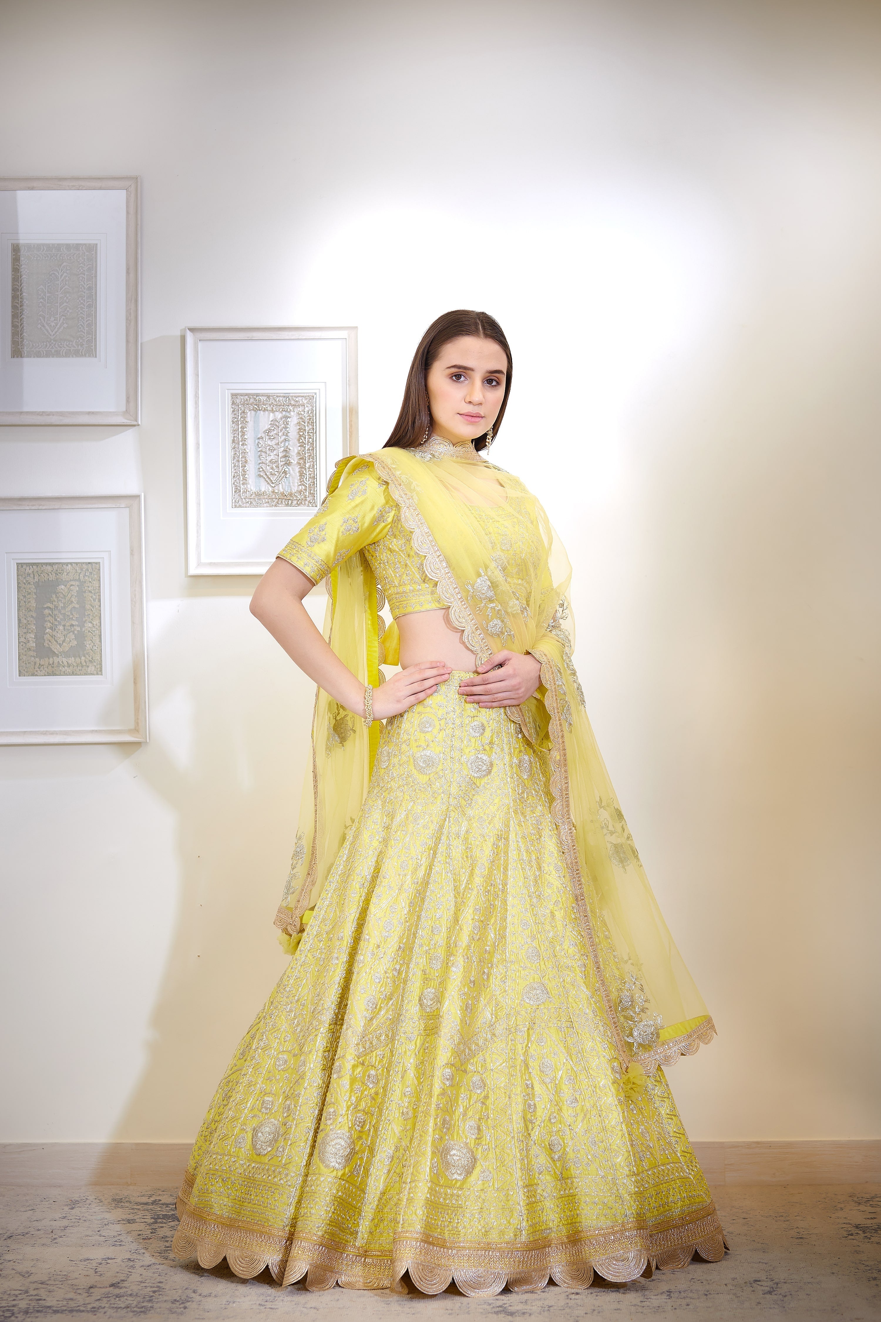 Yellow Lehenga Set