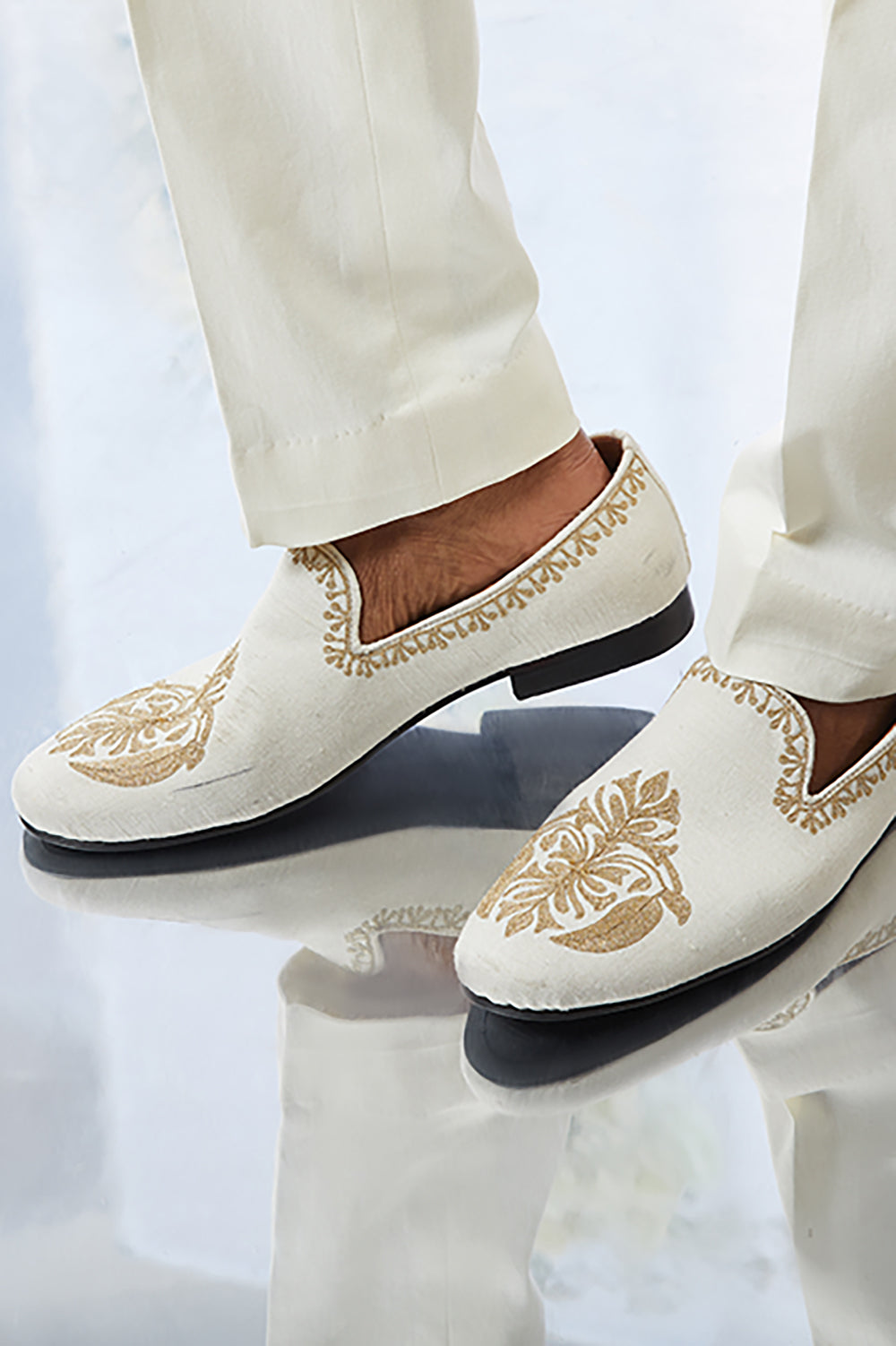 Ivory Sherwani Set