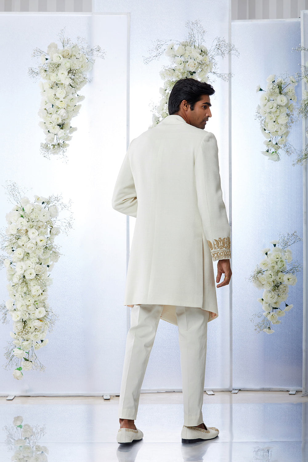 Ivory Sherwani Set
