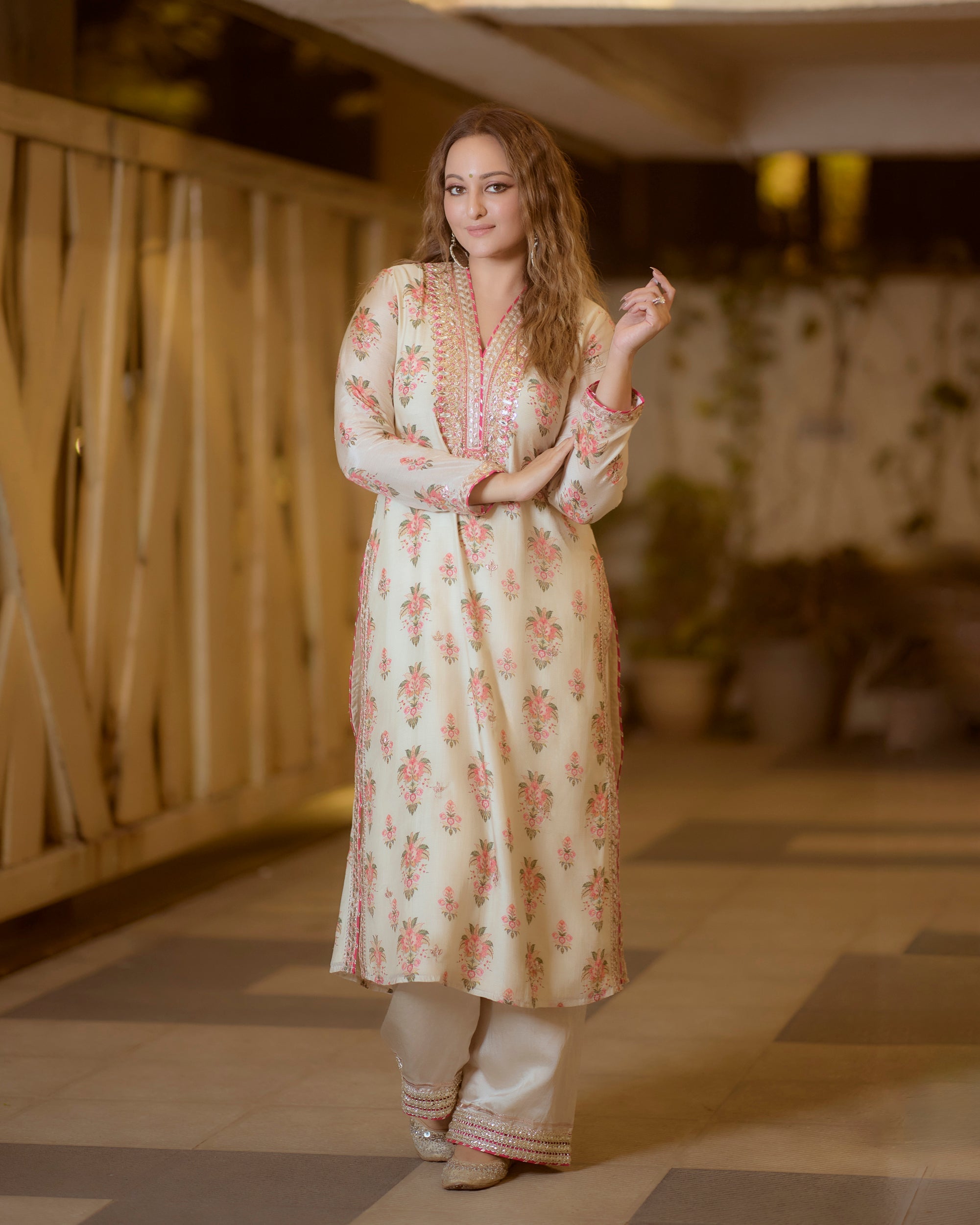 Gargi Tunic with Palazzo-Sonakshi Sinha
