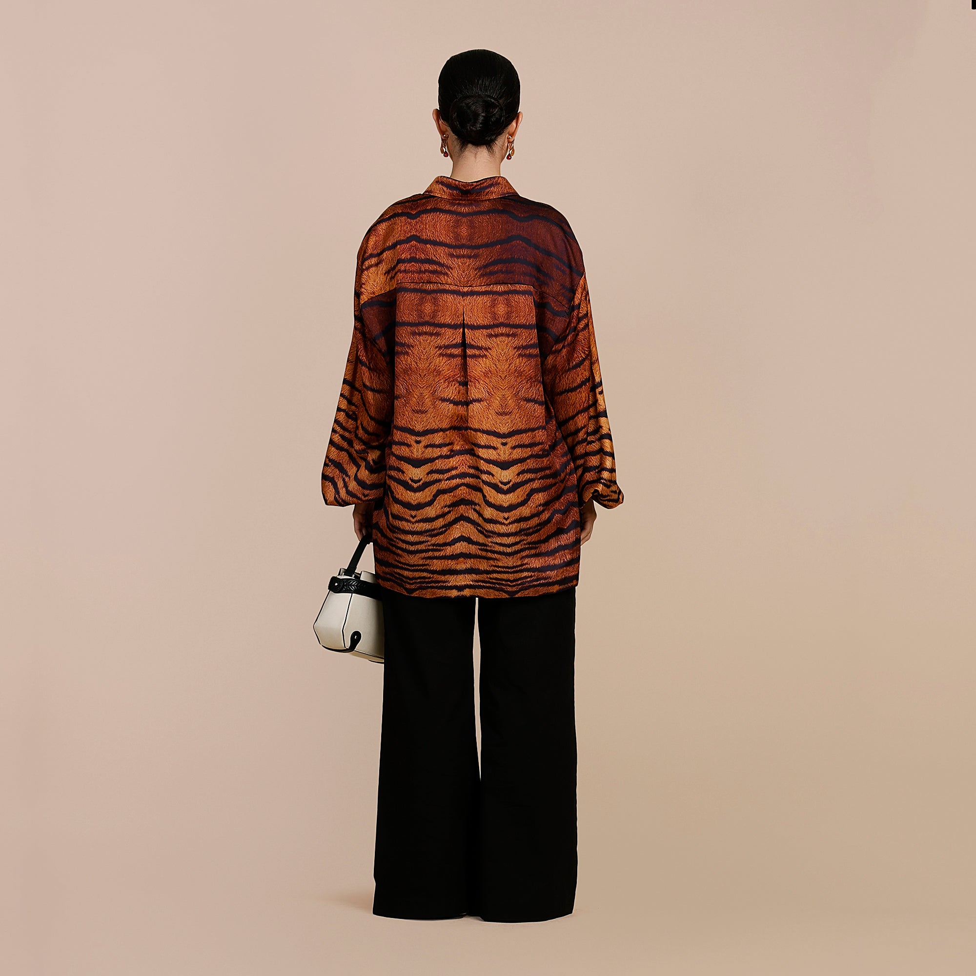 Tiger Print Long Top | SATT