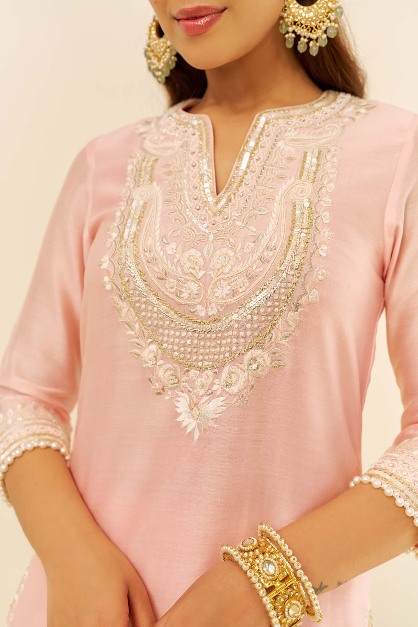 Aamna Sharif In Sara - Short Kurta With Salwar