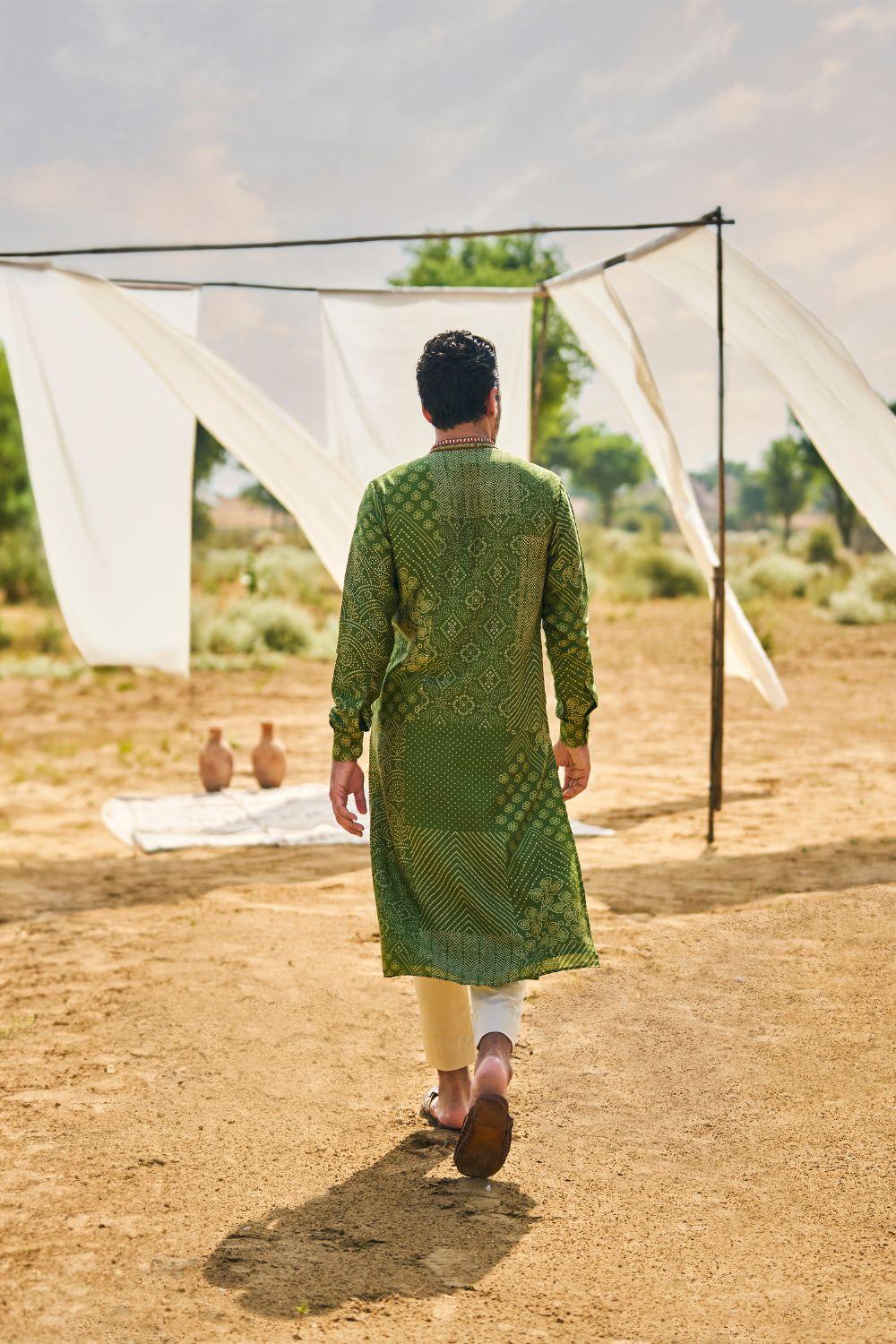 Bandhani Kurta Set