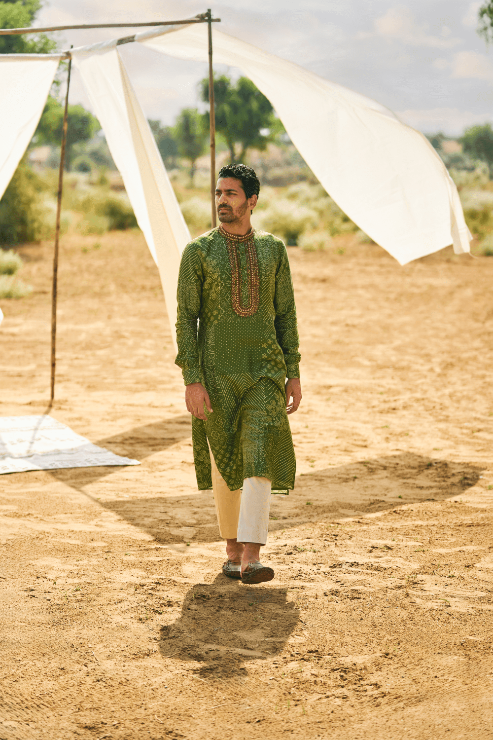 Bandhani Kurta Set