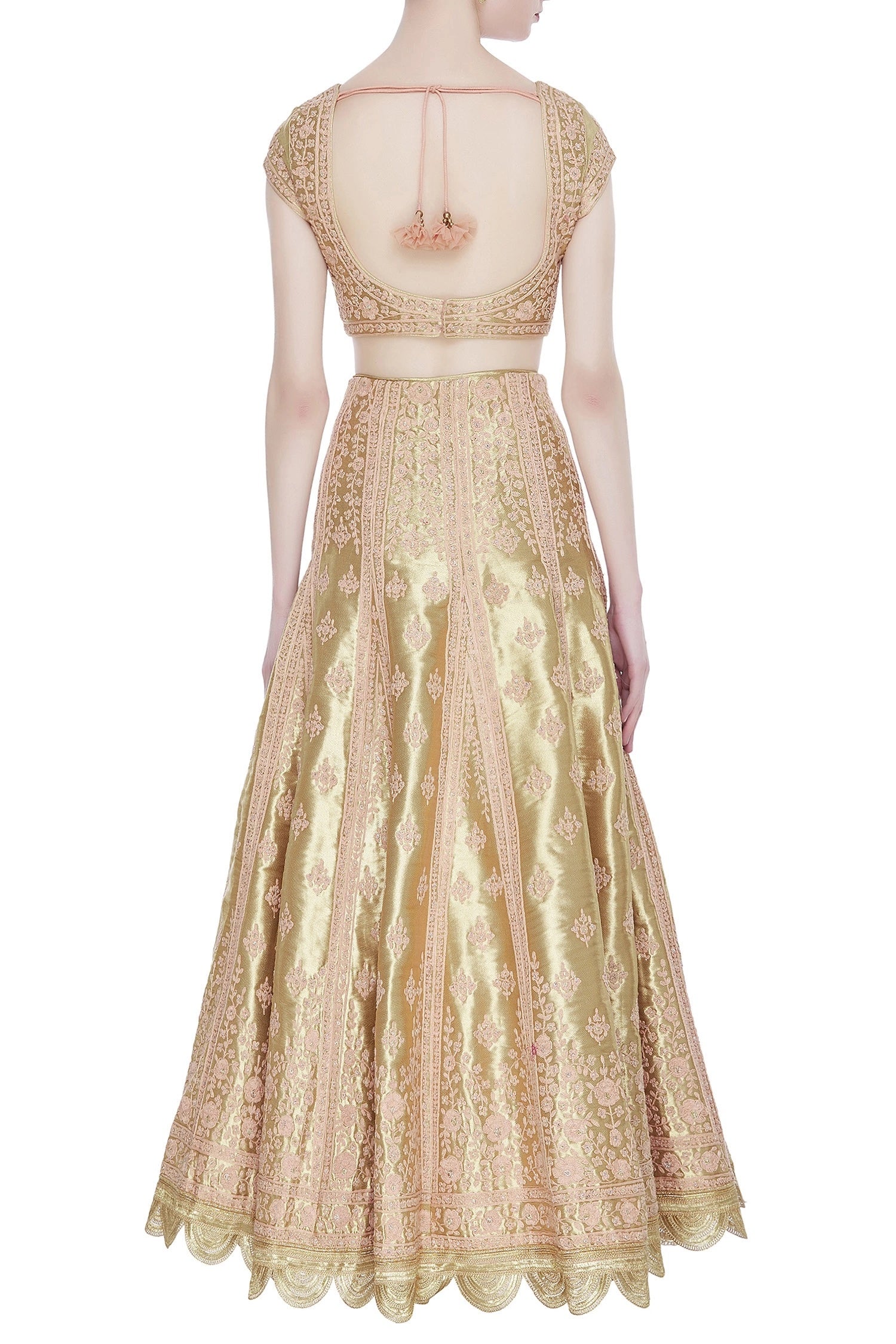 Gold Lehenga Set