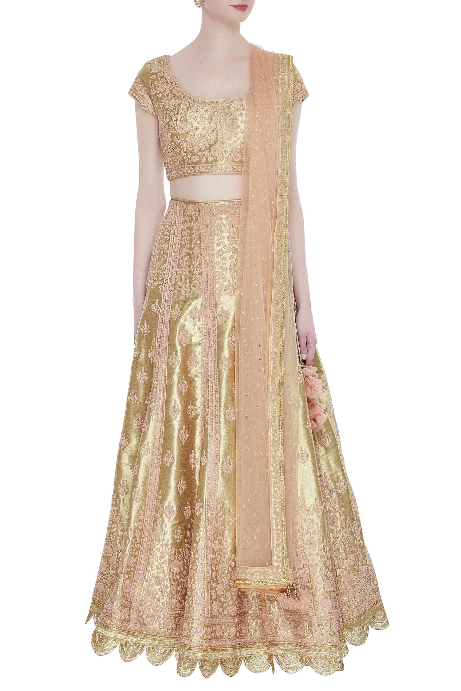 Gold Lehenga Set