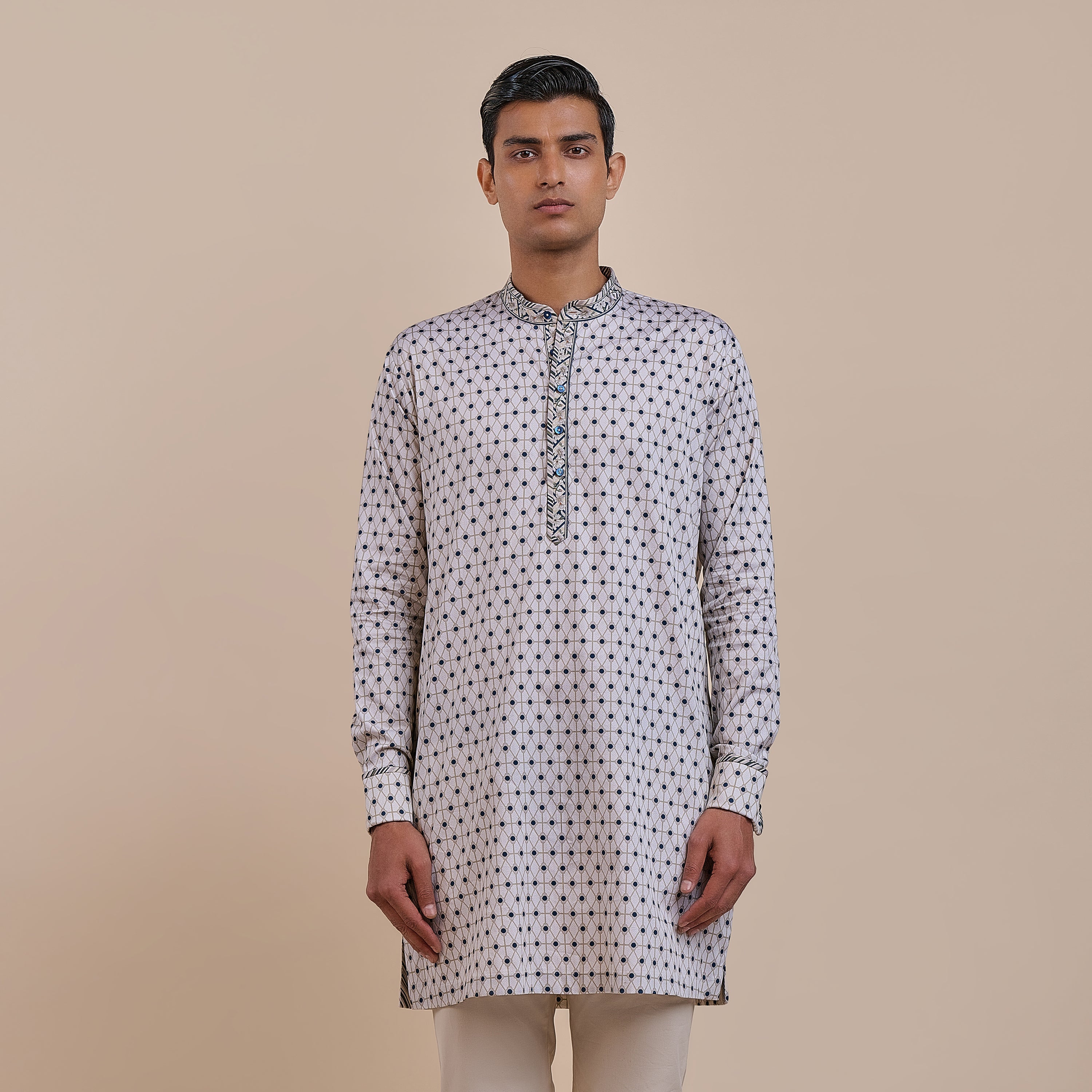 Crème Ivory Kurta | ATTH