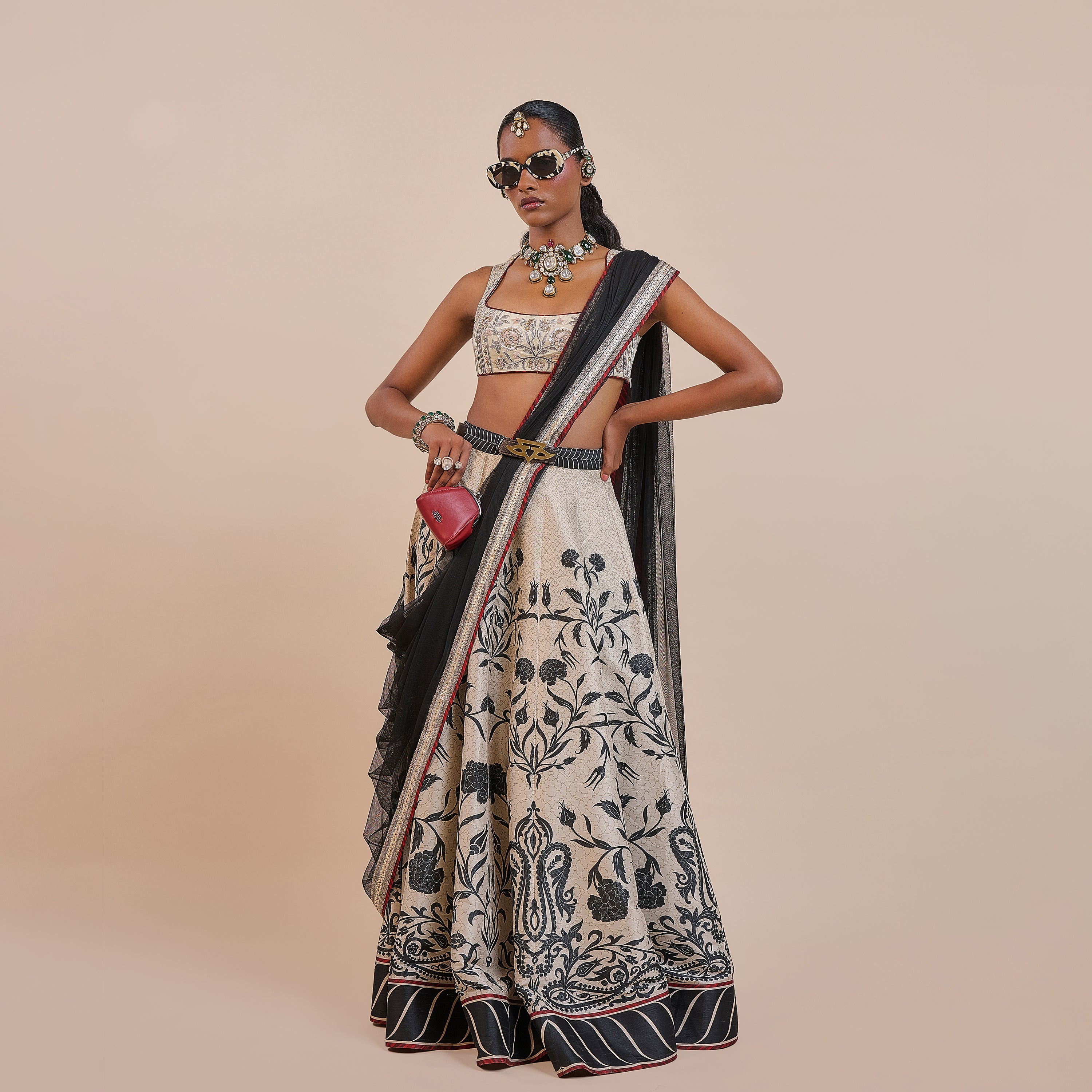 Crème Ivory Skirt Set | ATTH
