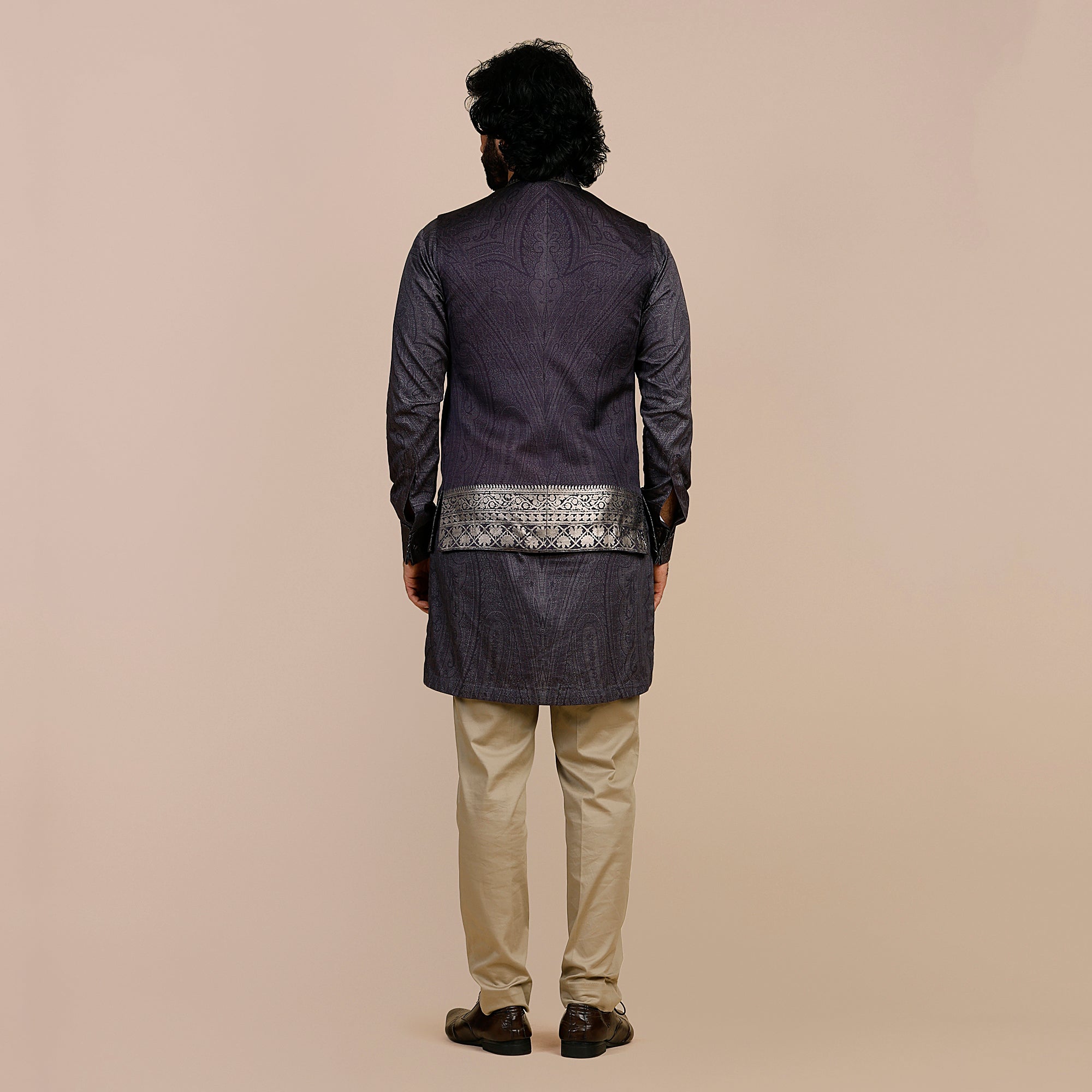 Deep Violet Nehru Jacket | SATT