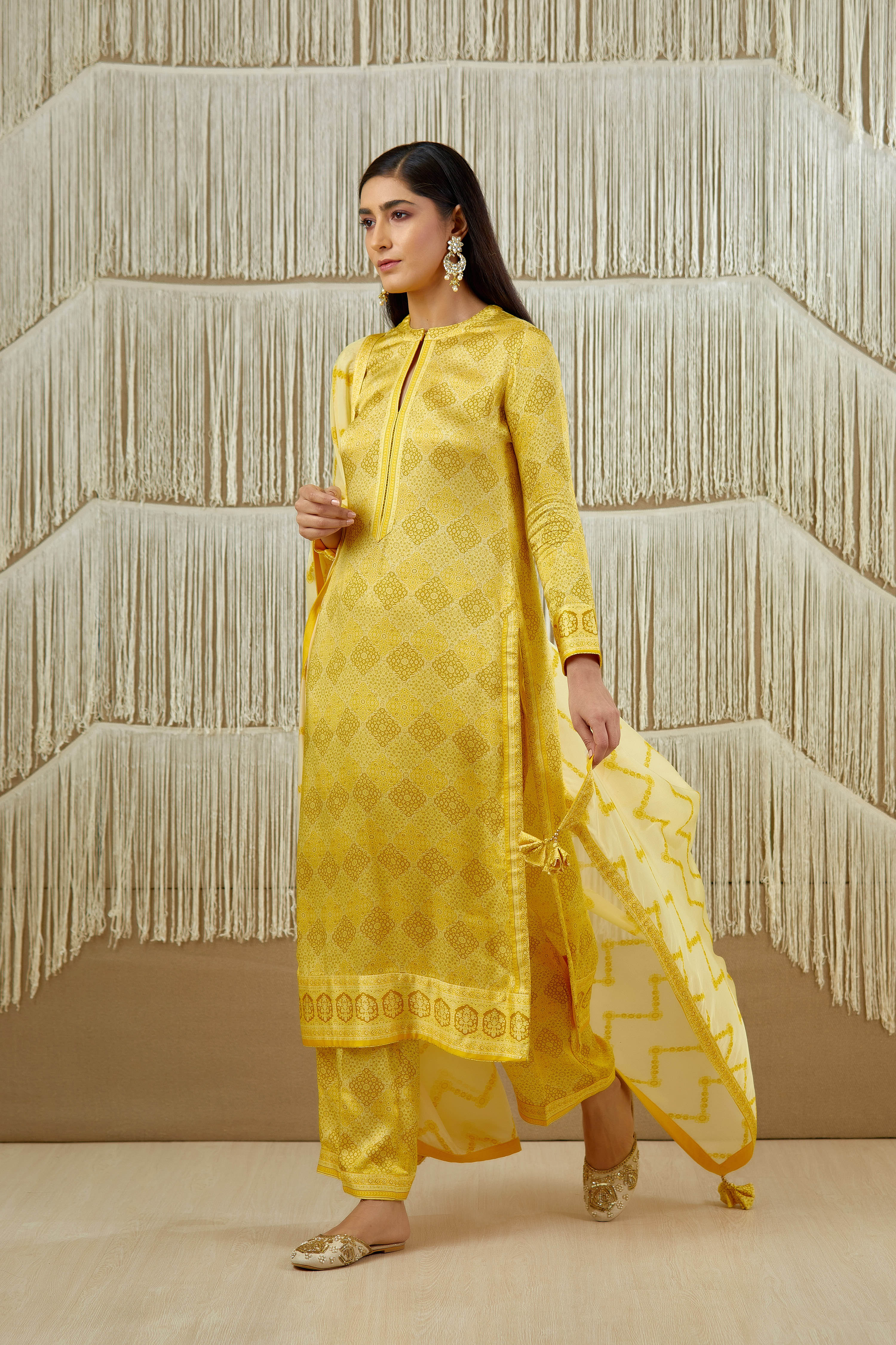 Yellow Kurta Set