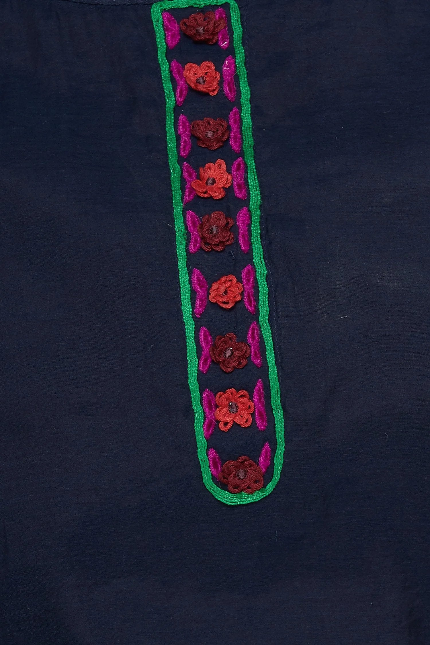 Navy Blue Kurta Set