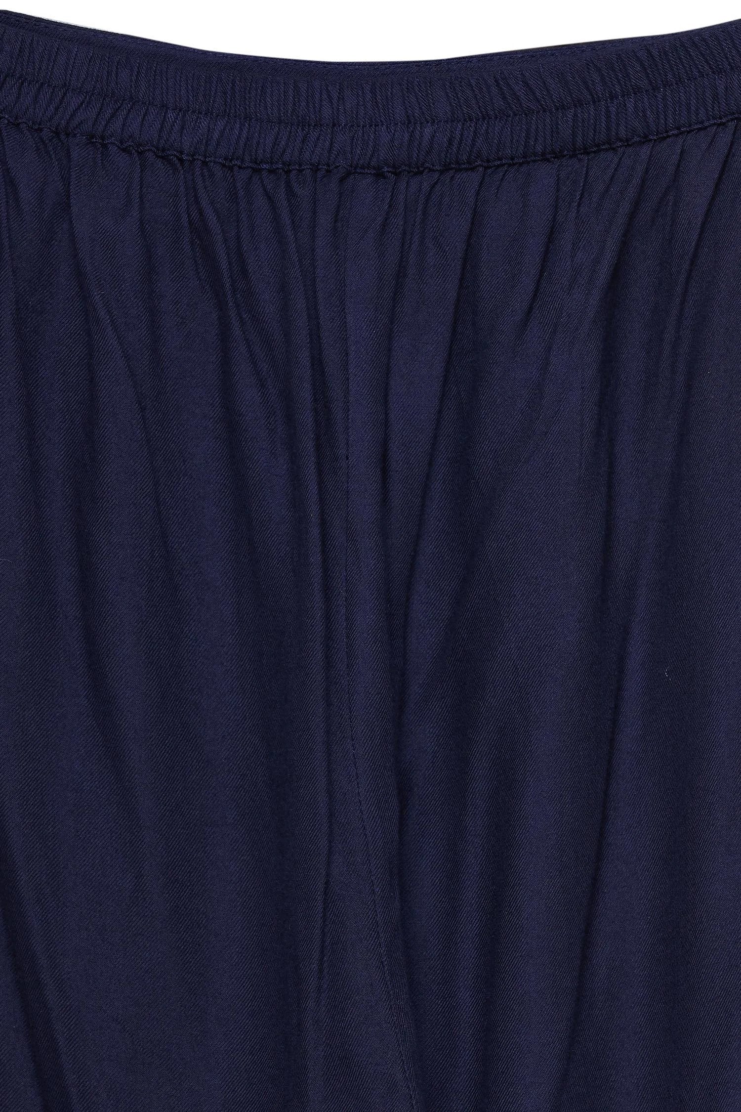 Navy Blue Kurta Set