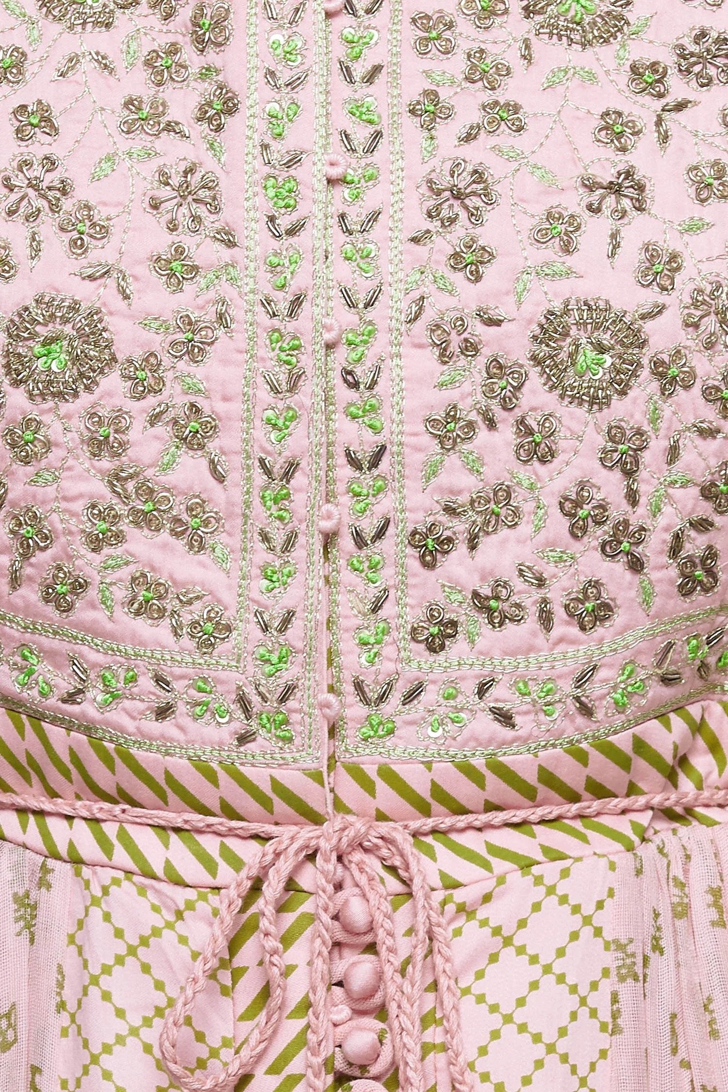 Pink Anarkali Set