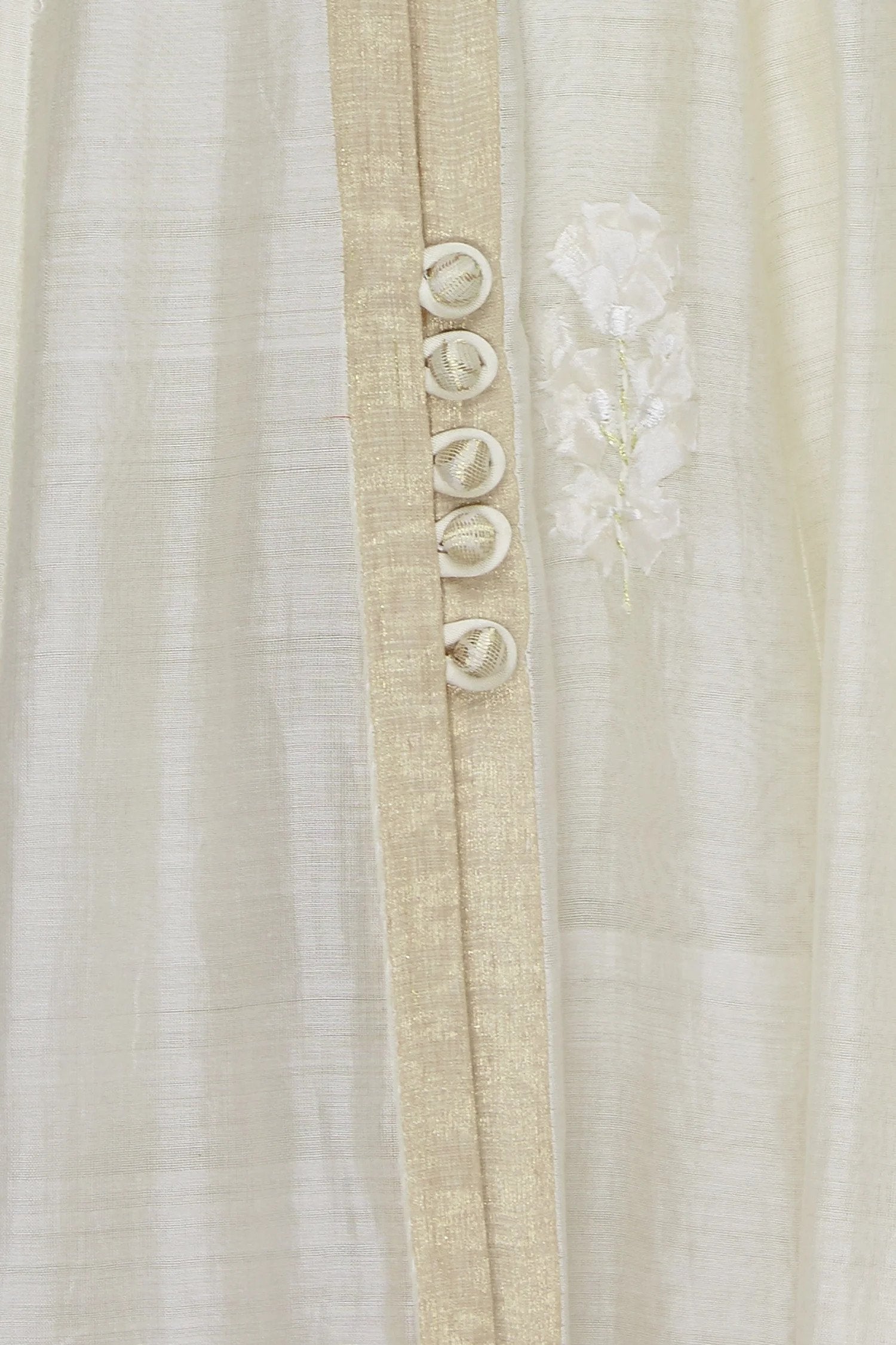 Ivory Embroidered Anarkali