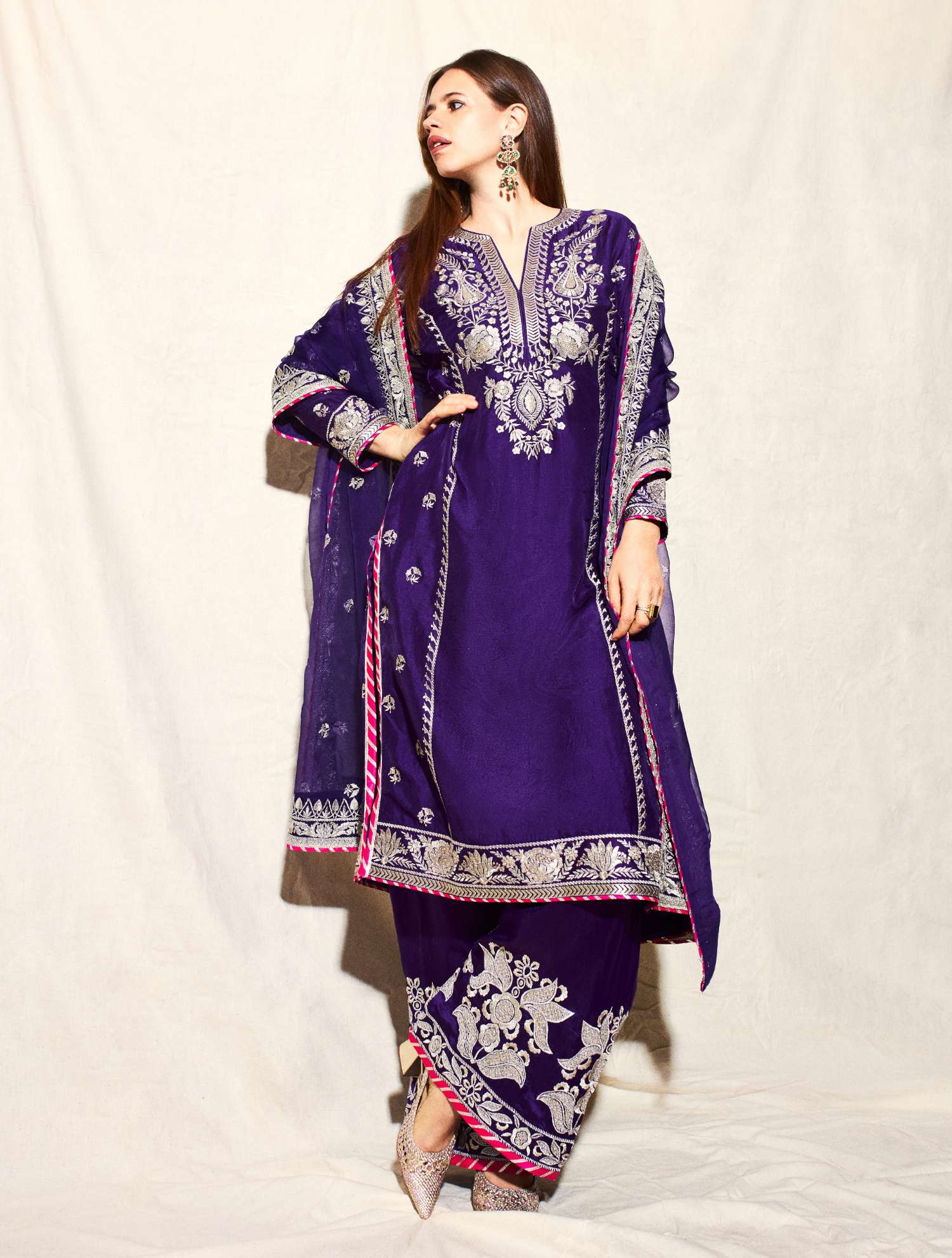 Amaya Palazzo Set-Kalki Koechlin