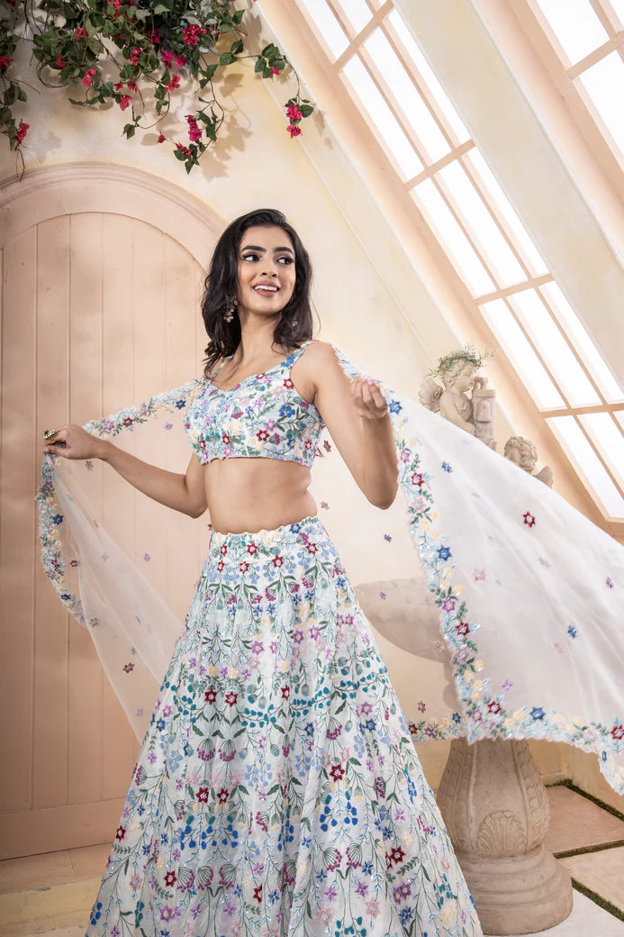 Verbena Lehenga