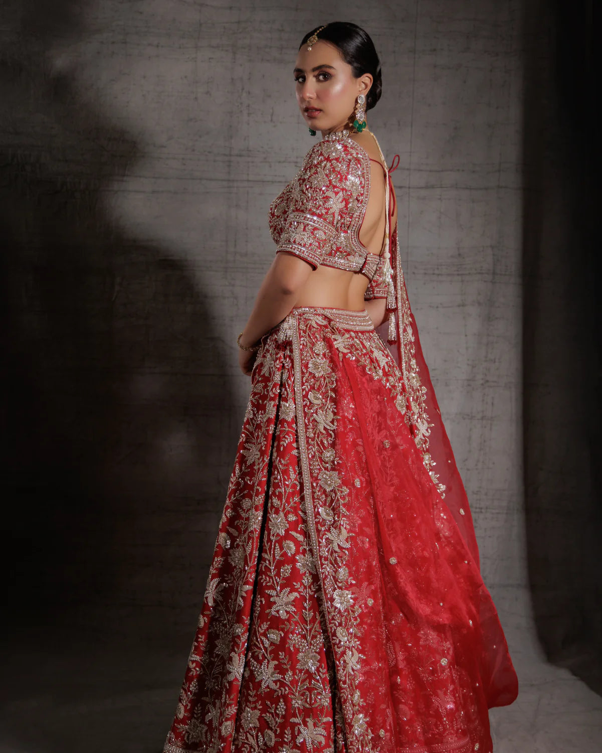 Crimson & Gold Bridal Lehenga