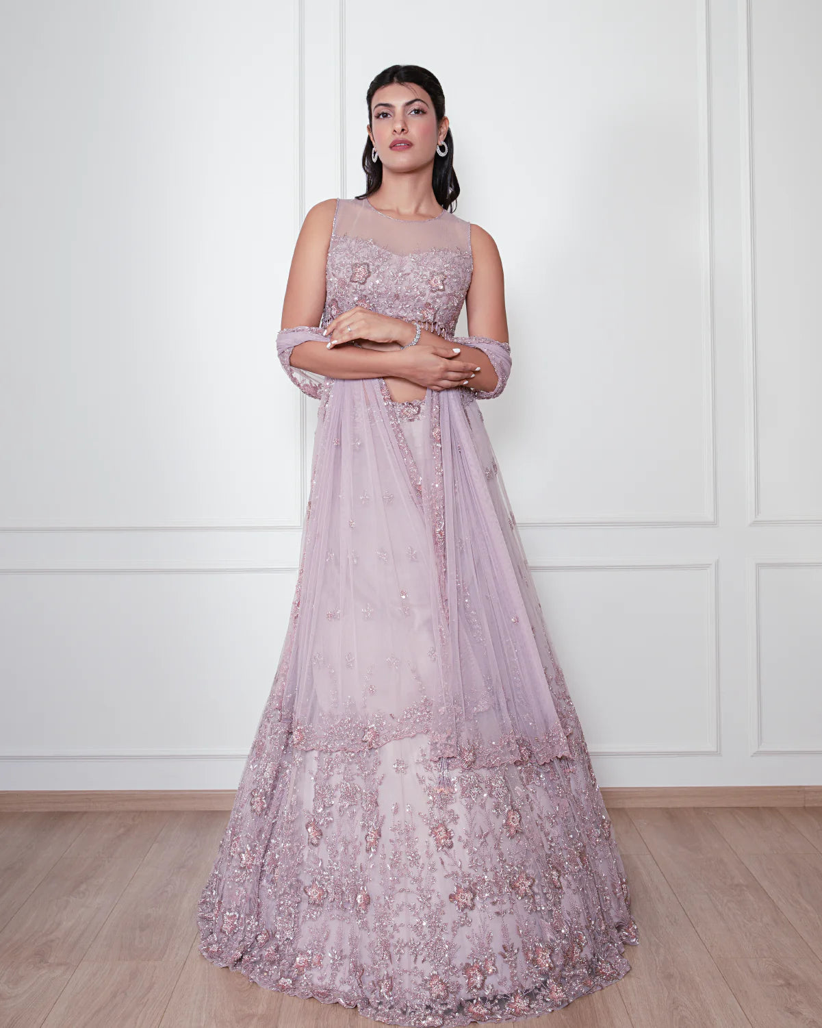 Mauve Poise Lehenga