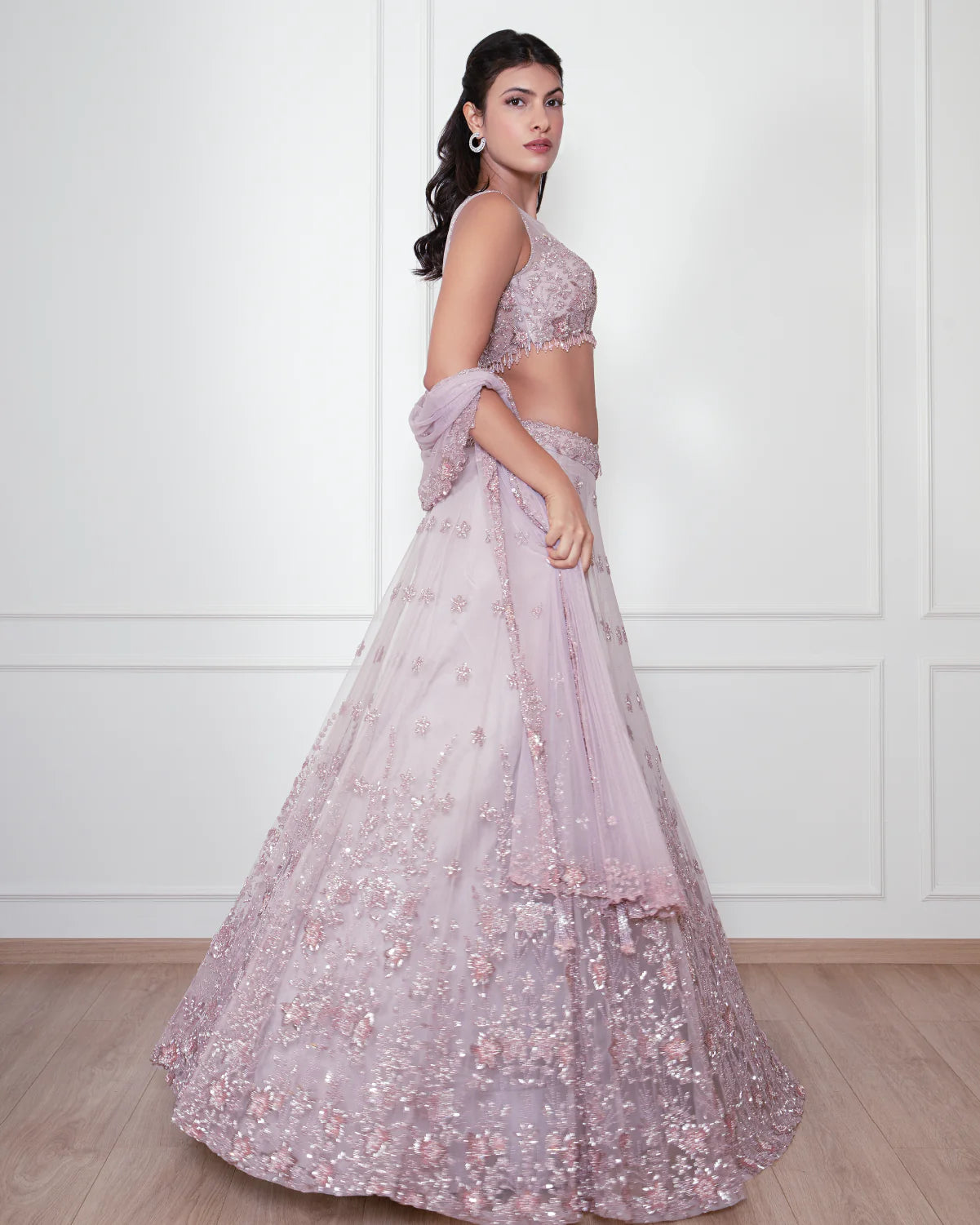 Mauve Poise Lehenga