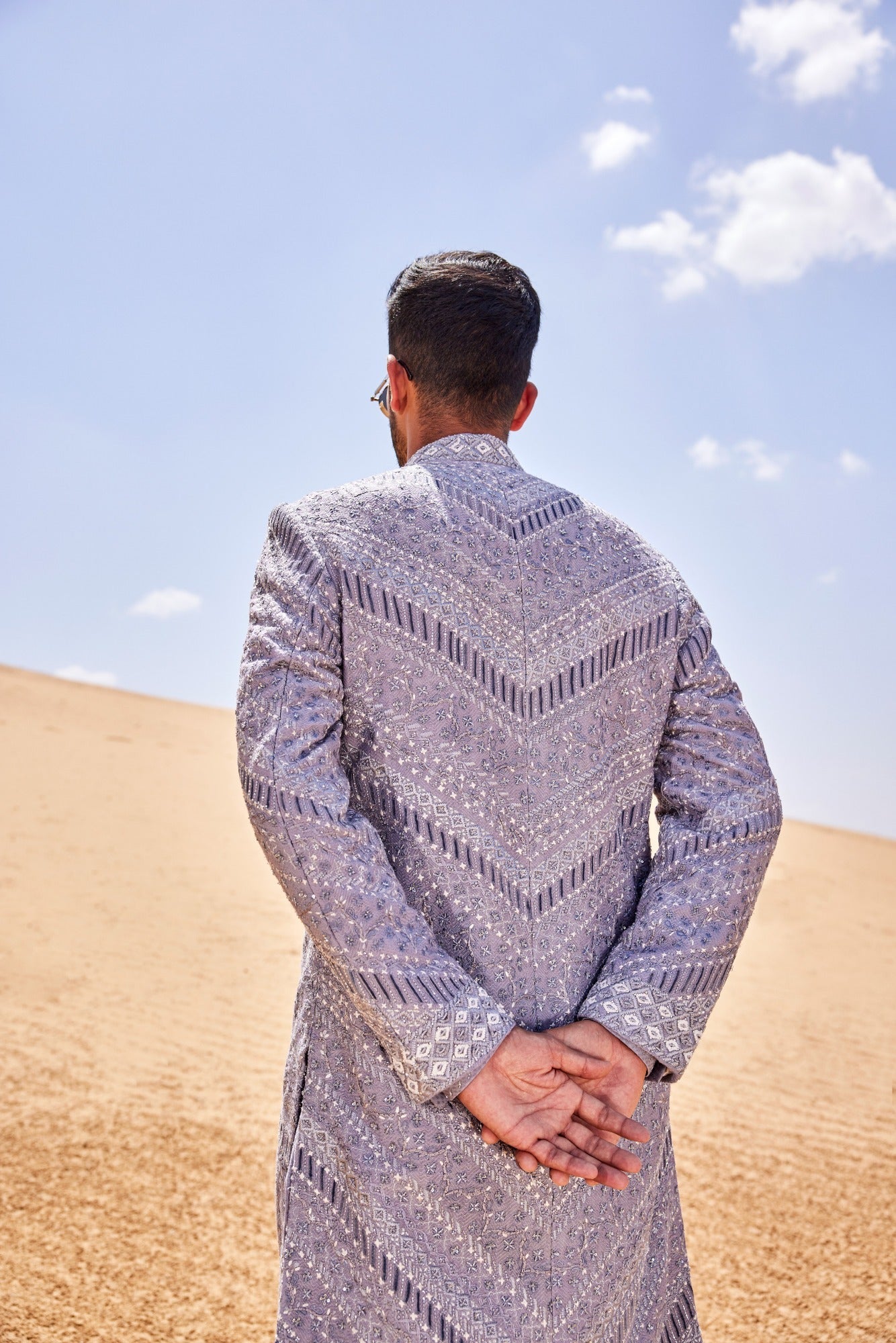 Lavender Sherwani