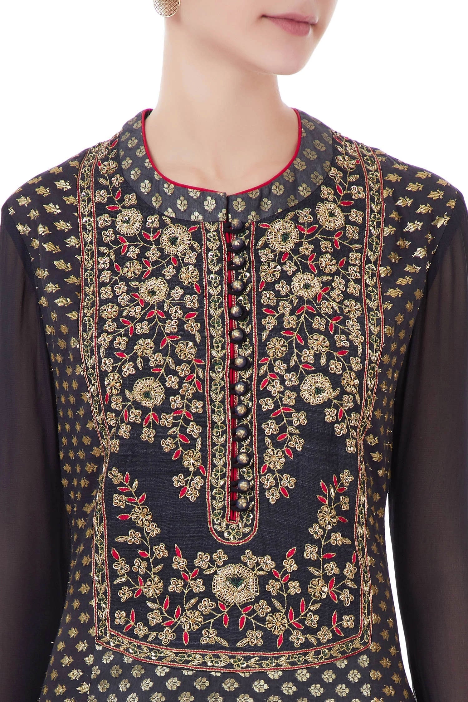 Charcoal kurta set