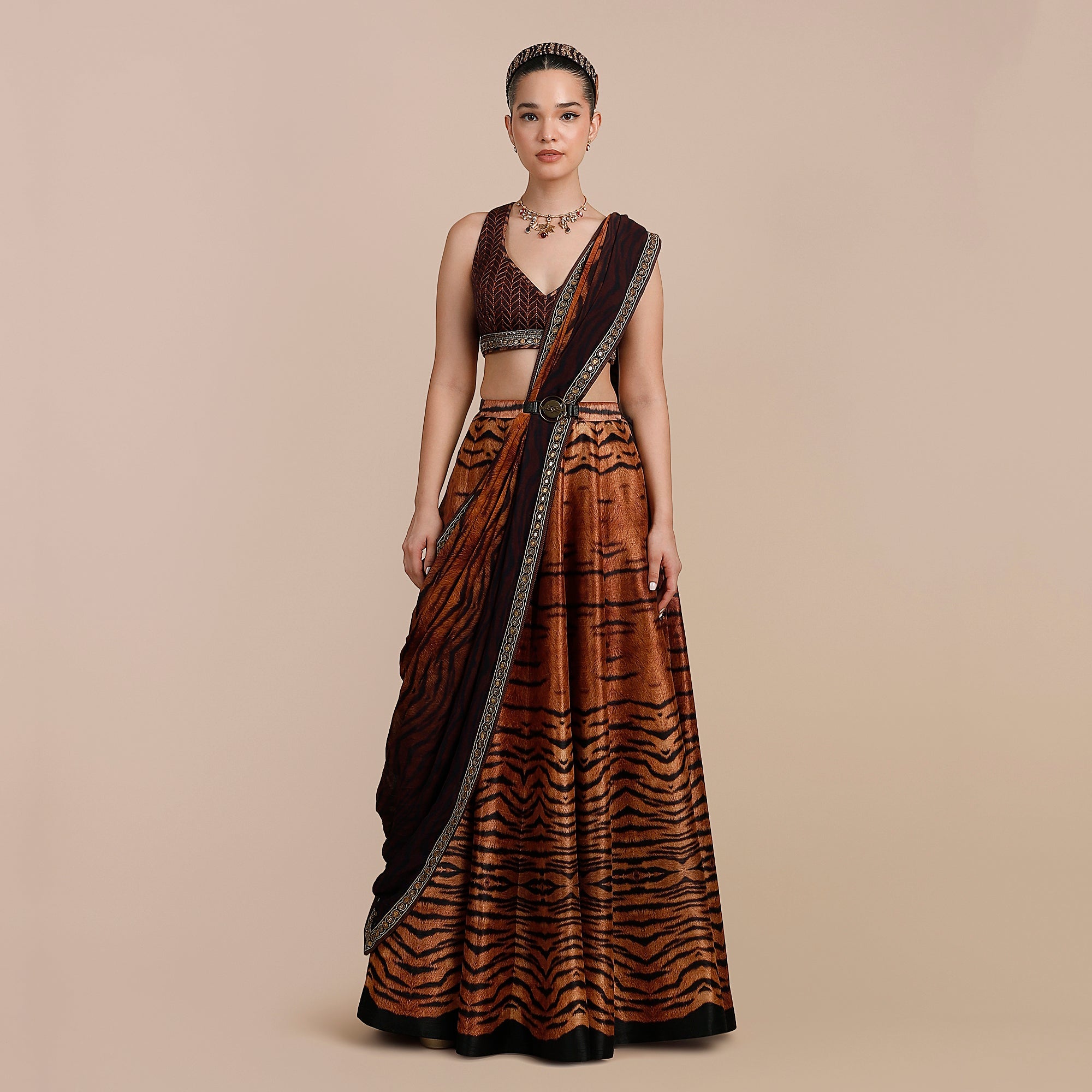 Tiger Print Skirt Set | SATT
